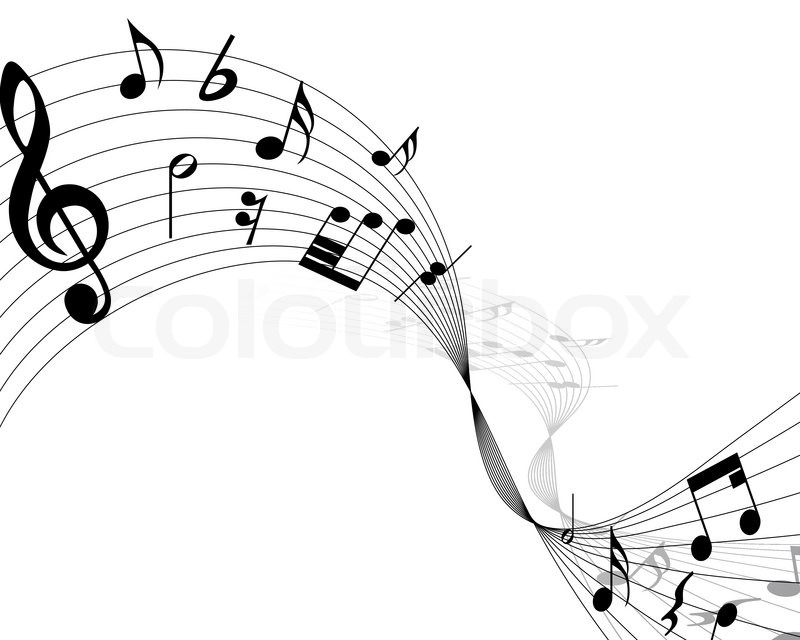 Music Note Vector Background Designs