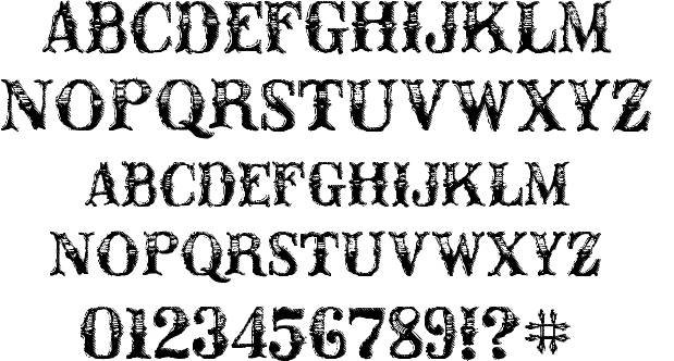 Old Western Style Fonts