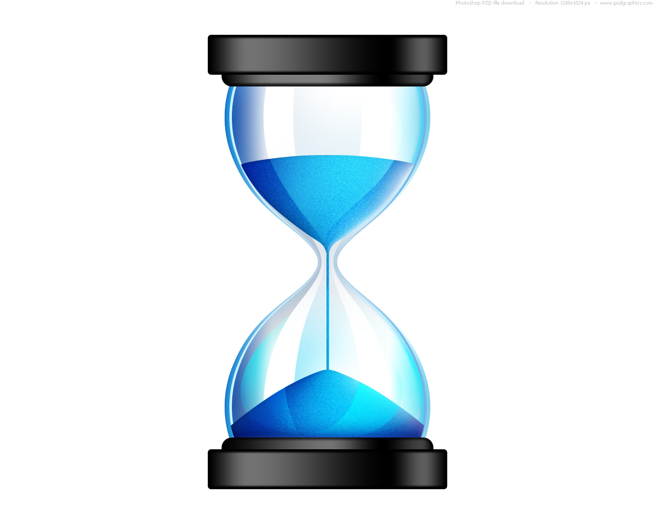 Out of Time Hour Glass Icon