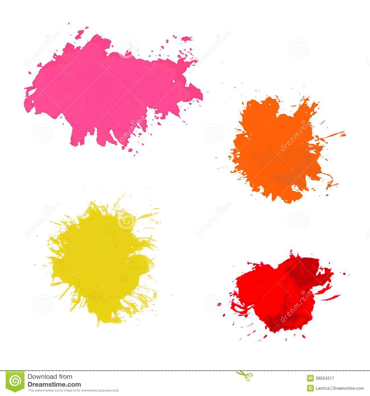 Paint Brush Strokes Vector Free