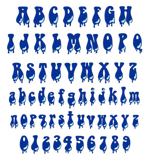 Paint Dripping Letter Fonts Paint Dripping Letter Fonts