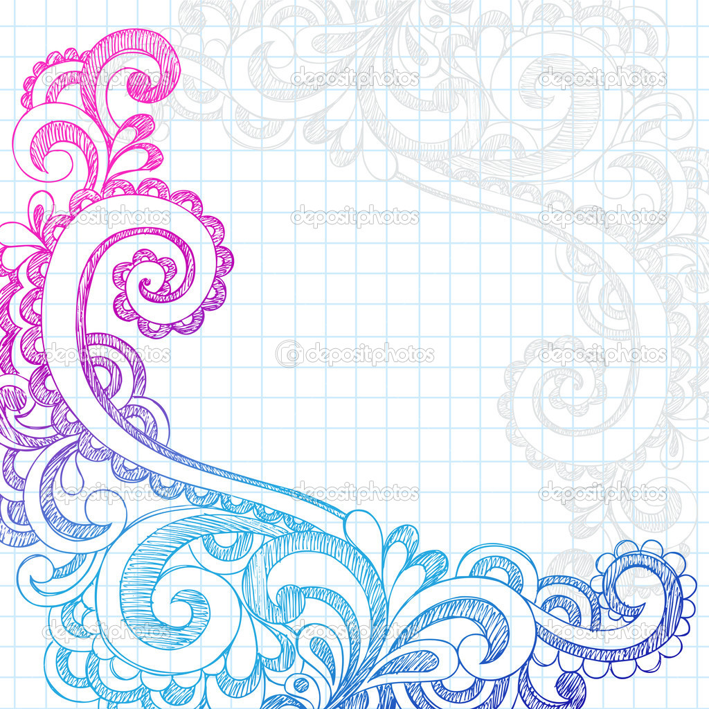 Paisley Border for Page Design