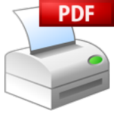 PDF Printer Icon