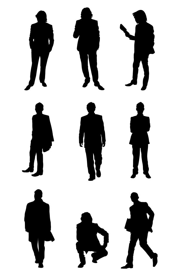 Photoshop Person Silhouettes