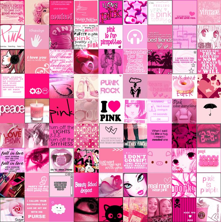 Pink Desktop Icons