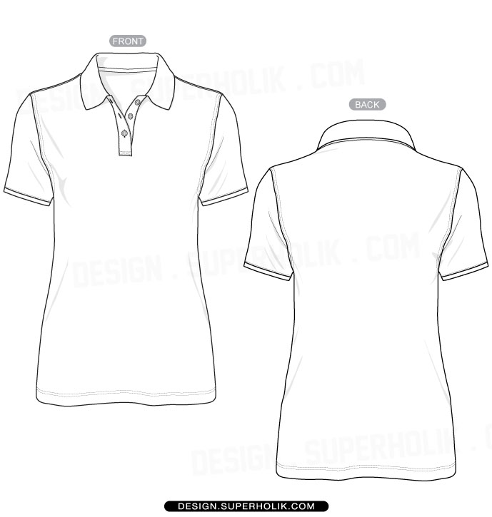 Polo Shirt Design Template