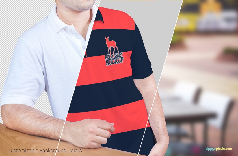 Polo Shirt Mockup Psd Free