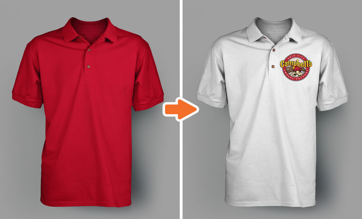 Polo Shirt Template Photoshop