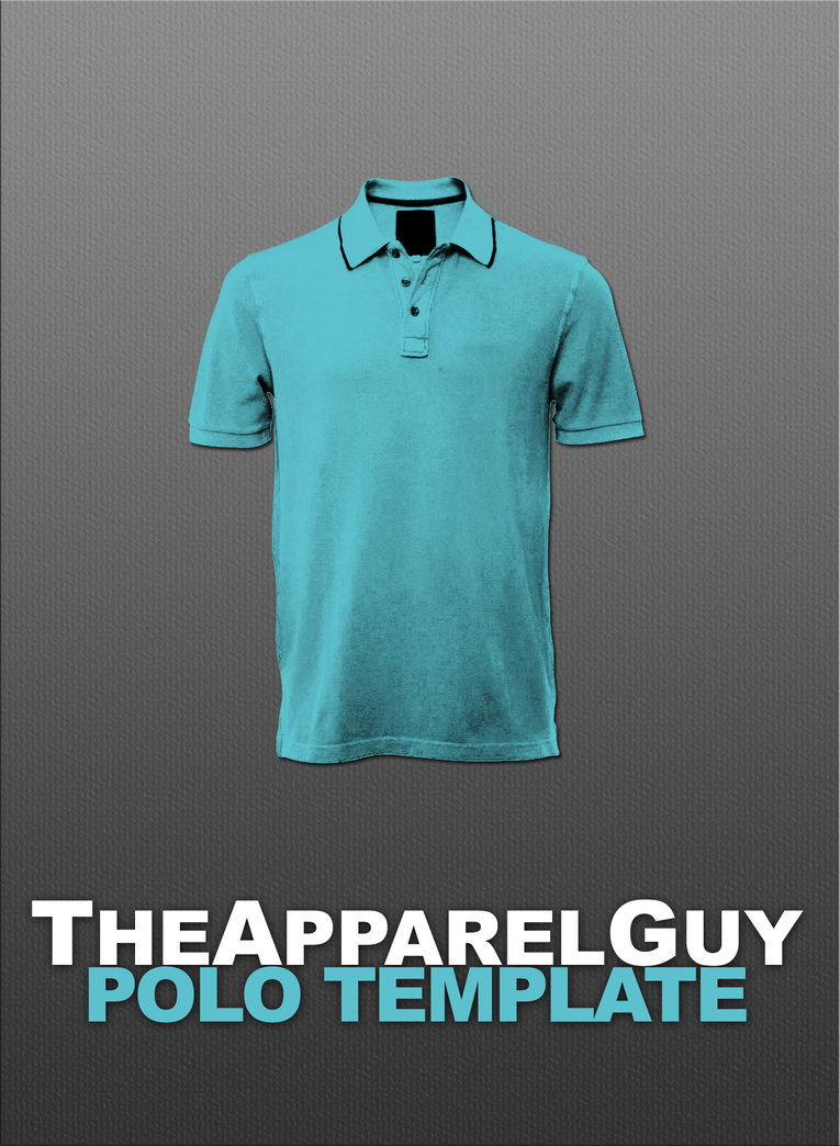 Polo Shirt Template PSD