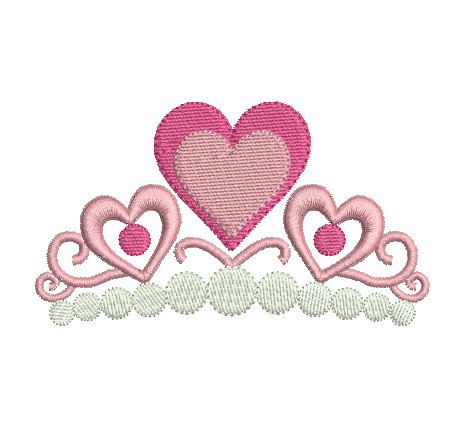 Princess Crown Machine Embroidery Design Princess Crown Machine Embroidery Design