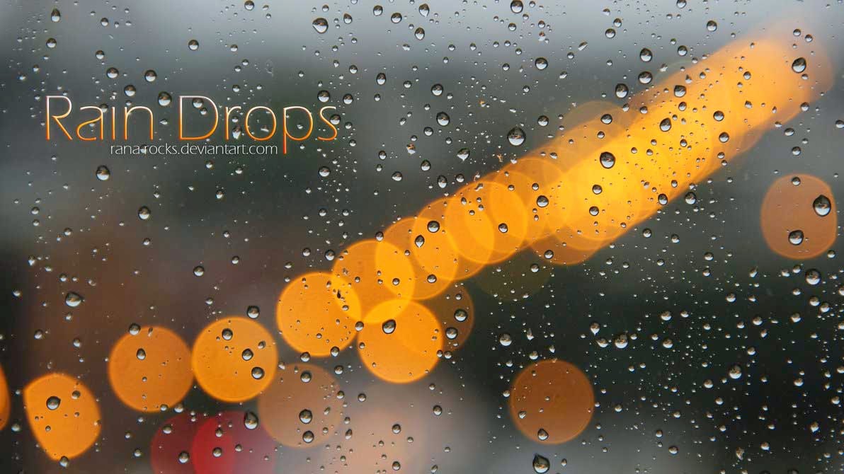 Rain Drops Desktop Backgrounds