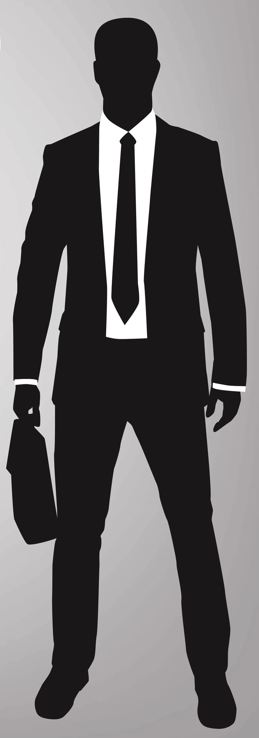 man in suit silhouette png