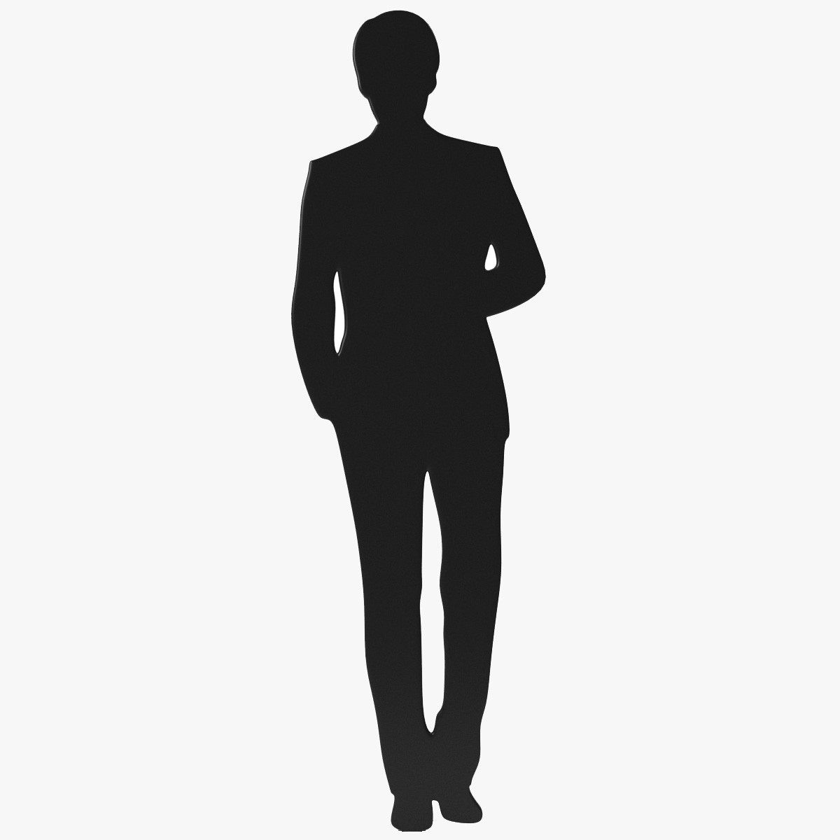Silhouette Man Suit