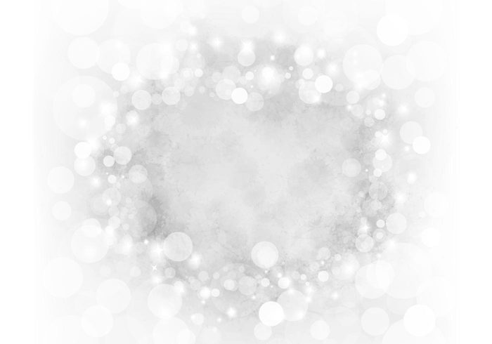 Silver Bokeh Background Free