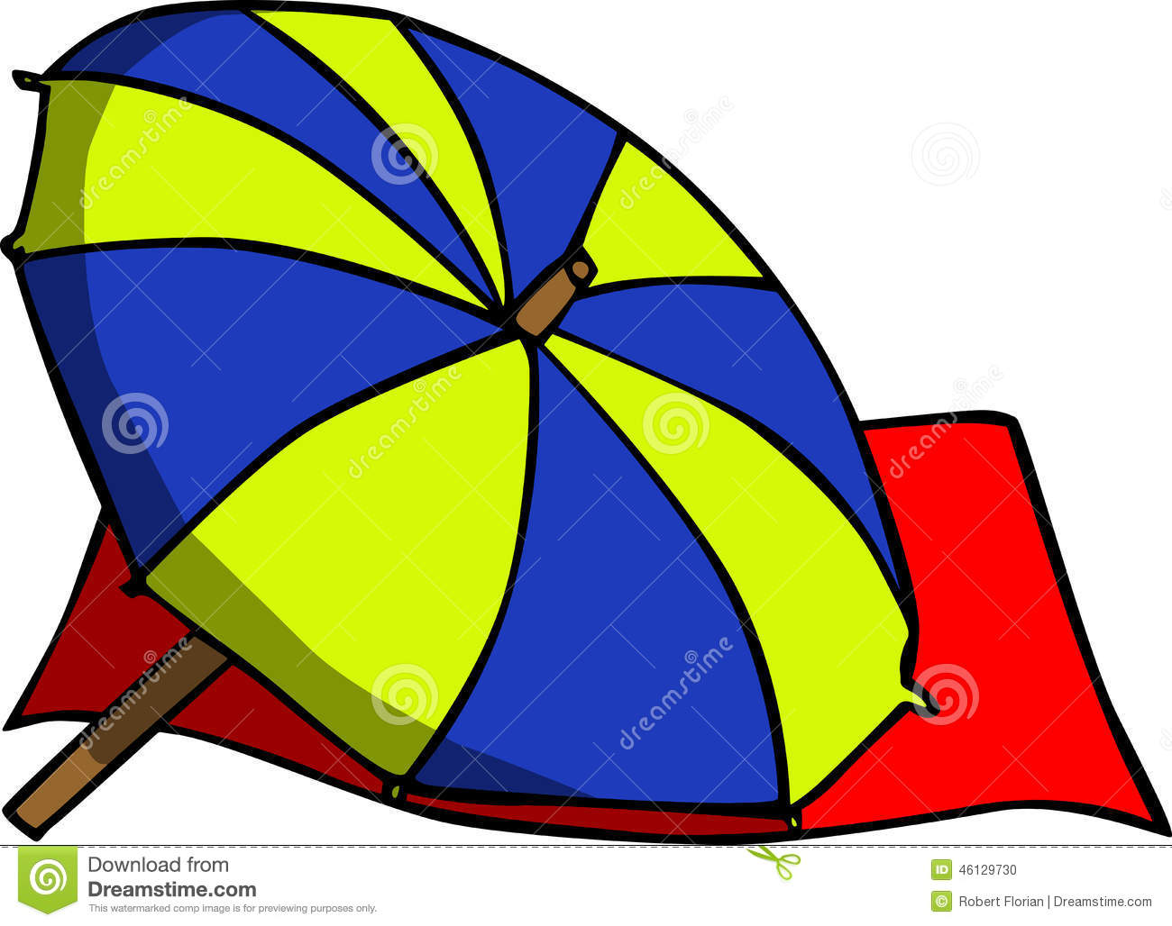 Stock Beach Umbrella