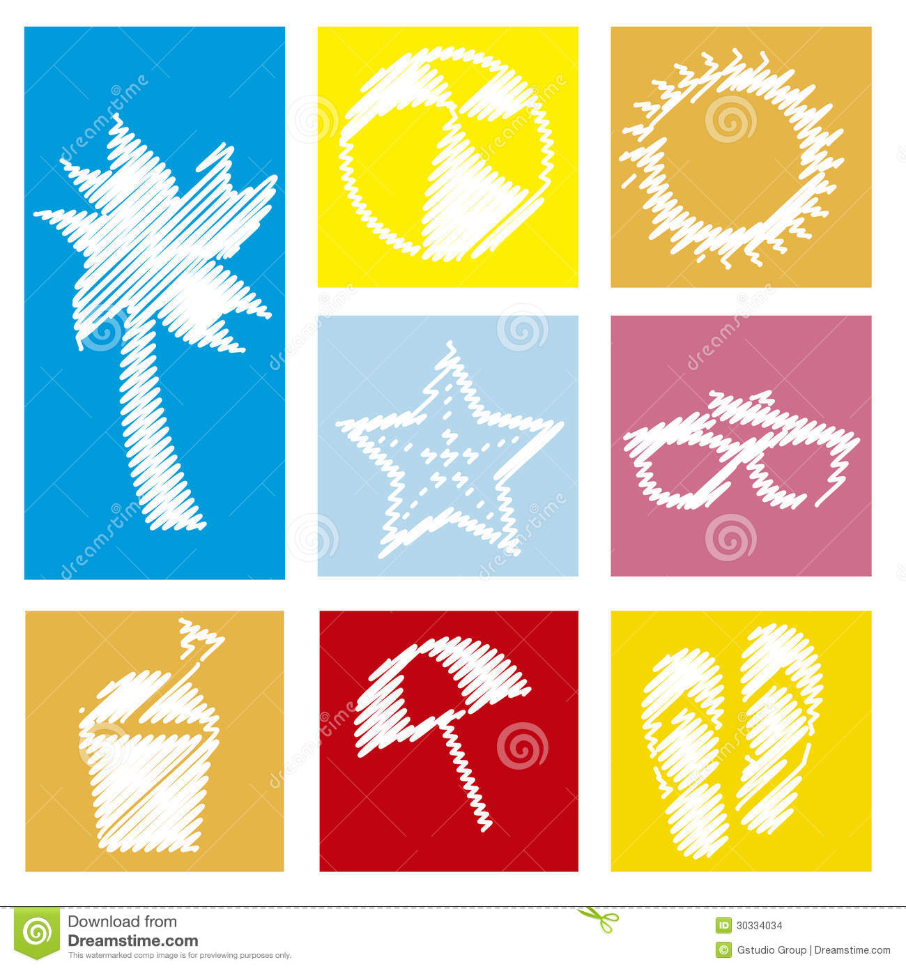 Summer Icons Vector