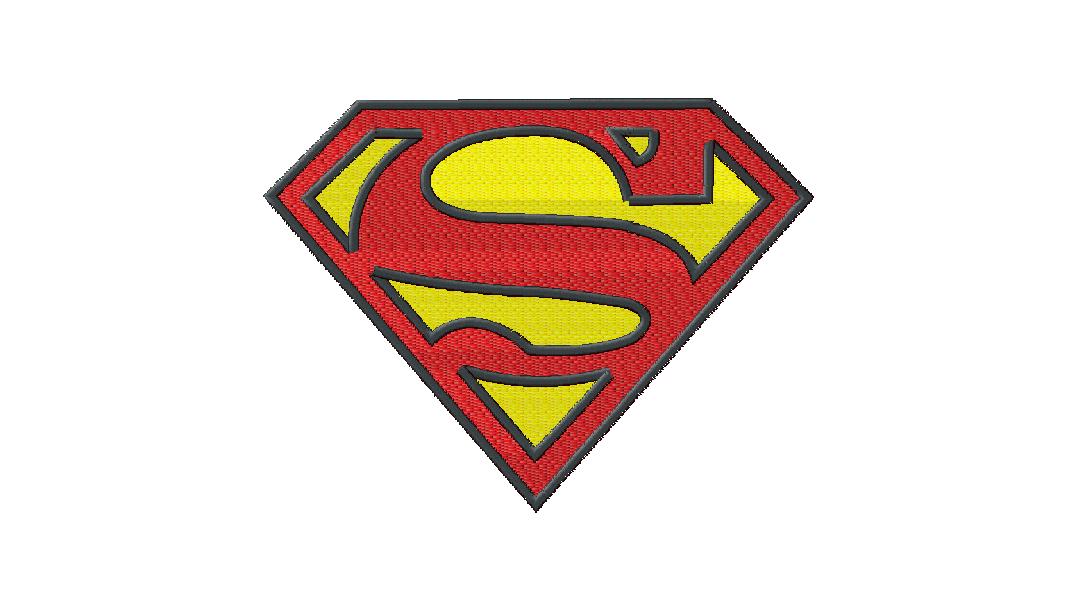 Superman Logo Embroidery Design Free