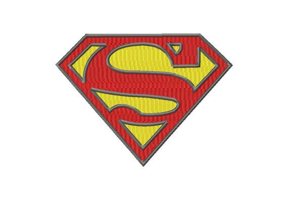 Superman Logo Embroidery Design