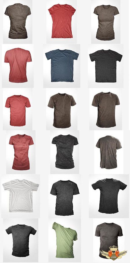 T-Shirt Template Photoshop Free Download