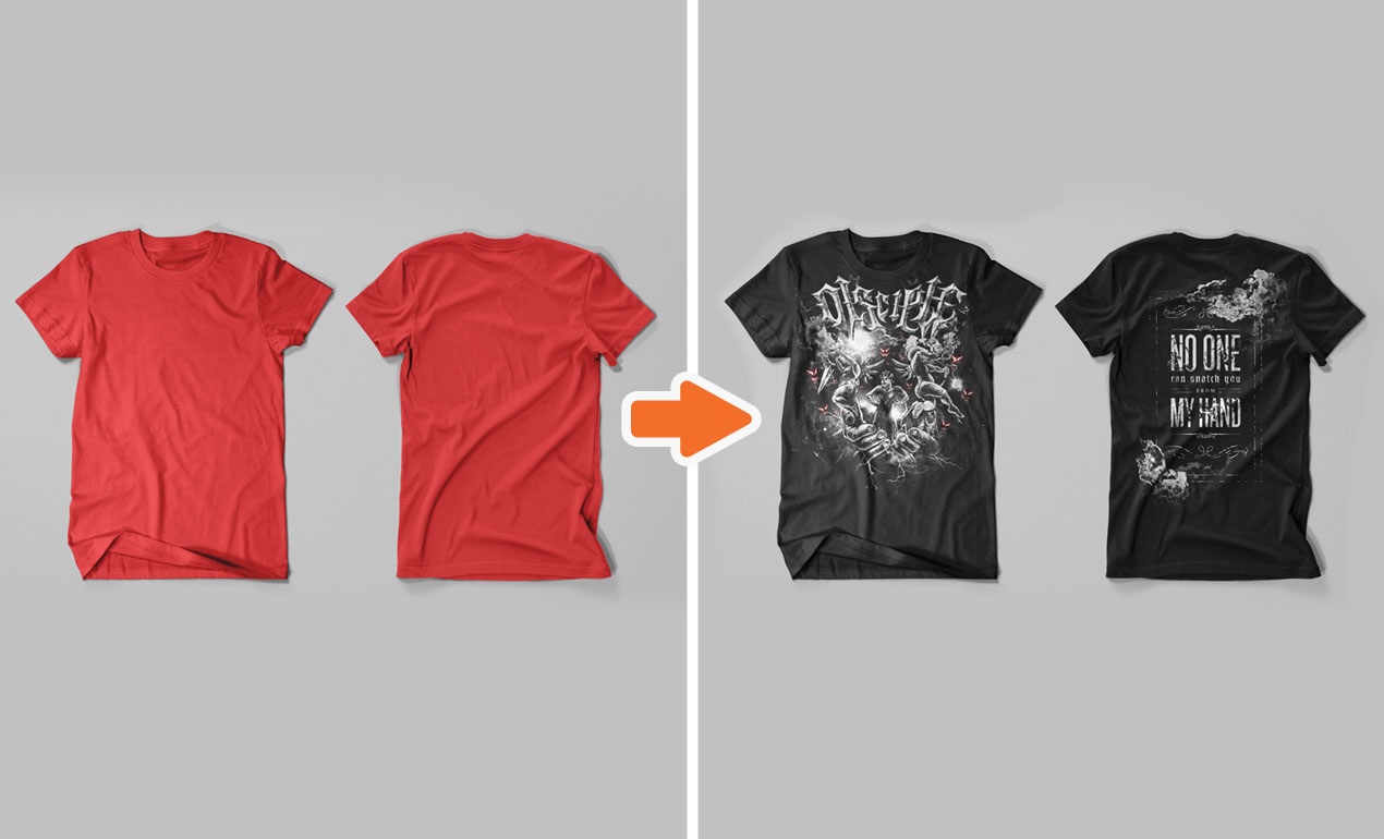 T-Shirt Template Photoshop