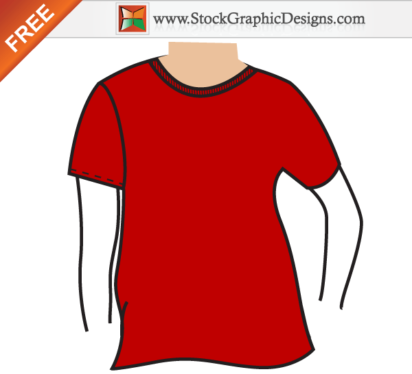 T-Shirt Template Vector