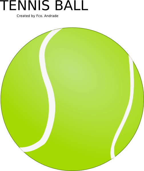 9 Photos of Tennis Ball Vector