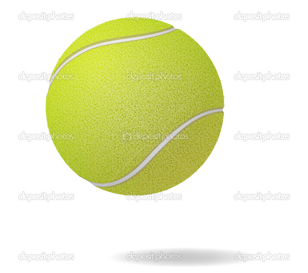 Tennis Ball Vector Art