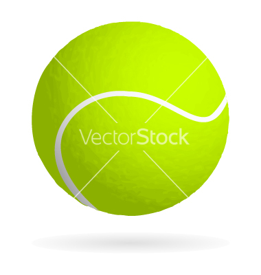 Tennis Ball Vector Art