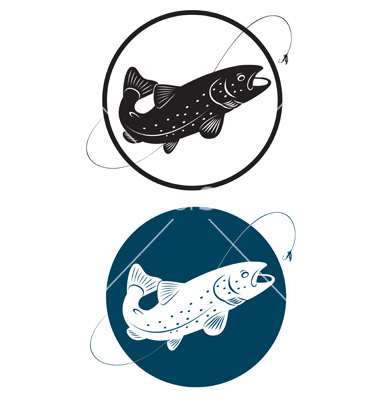 Trout Vector Art