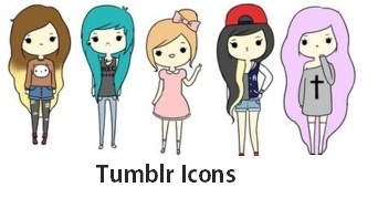 Tumblr Cartoon Icons Template