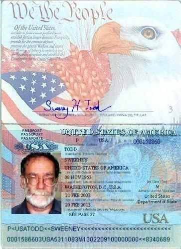 United States Passport Template