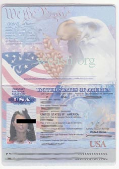 Us Passport Card Template