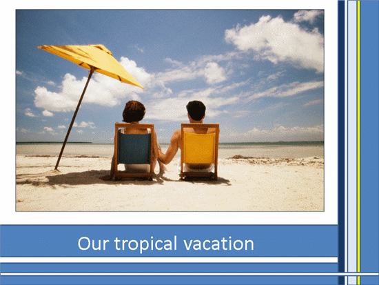 Vacation Photo Album PowerPoint Template