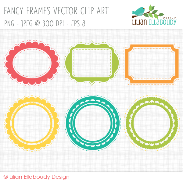 Vector Fancy Frame Clip Art