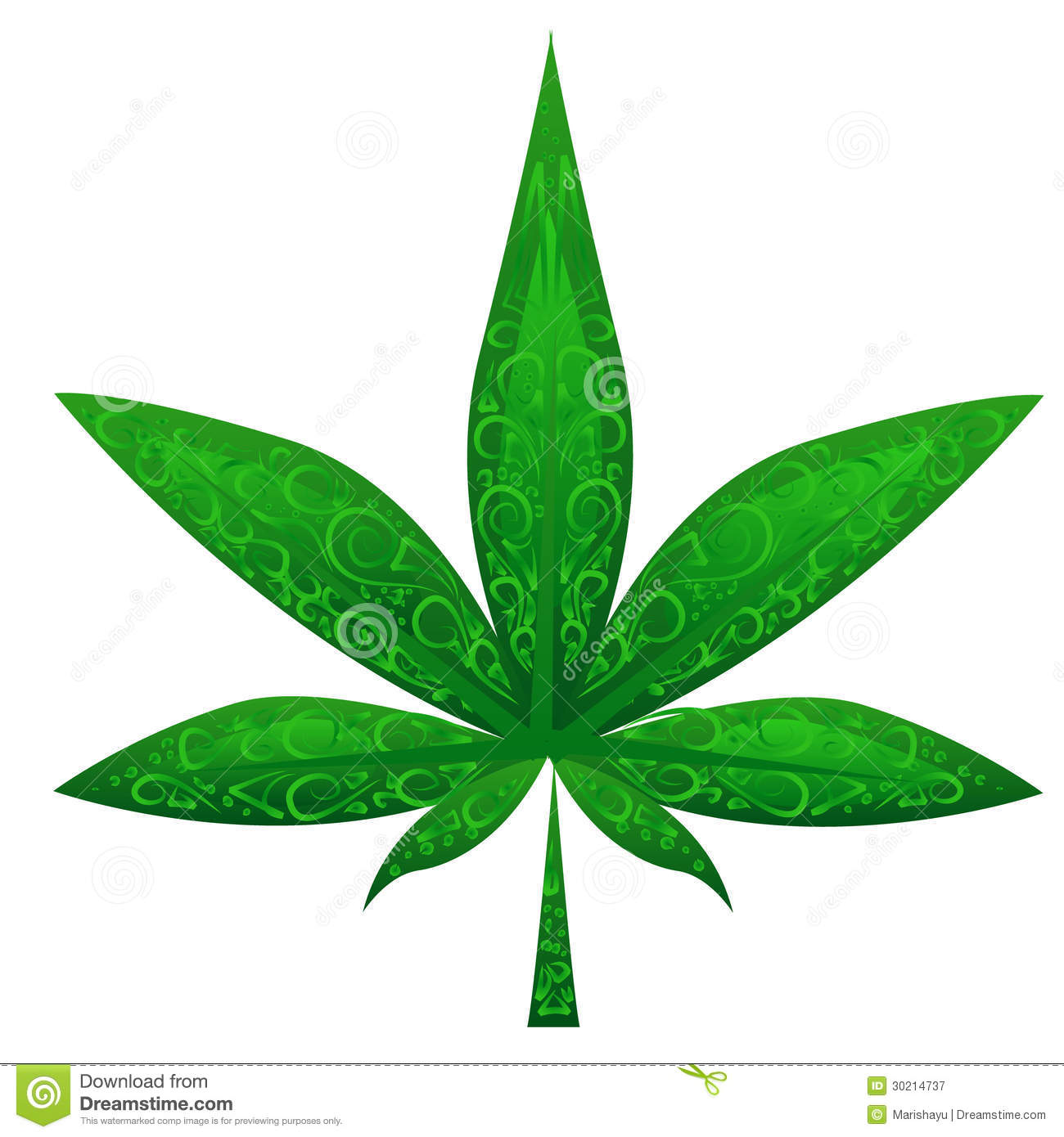 Vector Marijuana Leaves