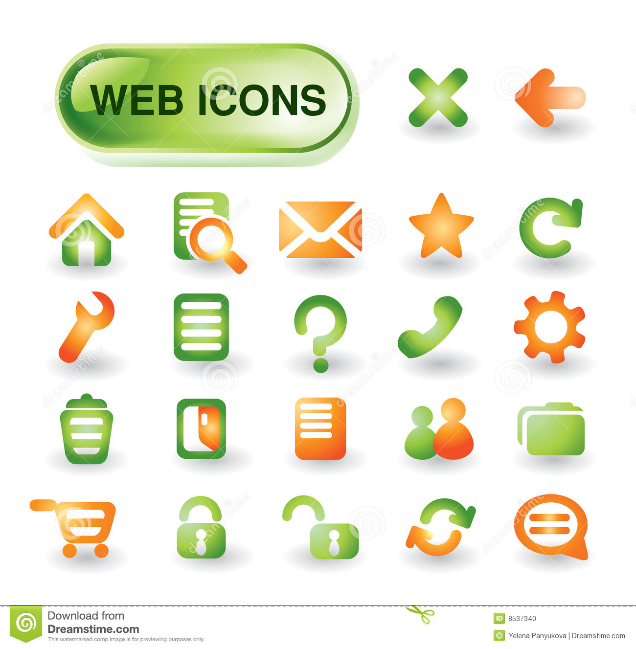 Vector Web Icons Set