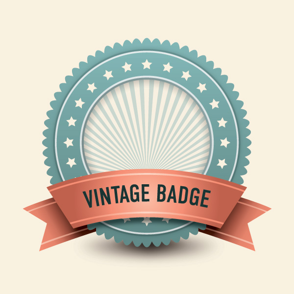 Vintage Badge Vector Free Download