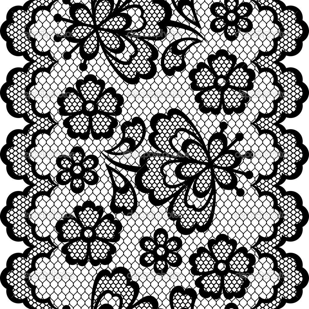 Vintage Lace Border Vector