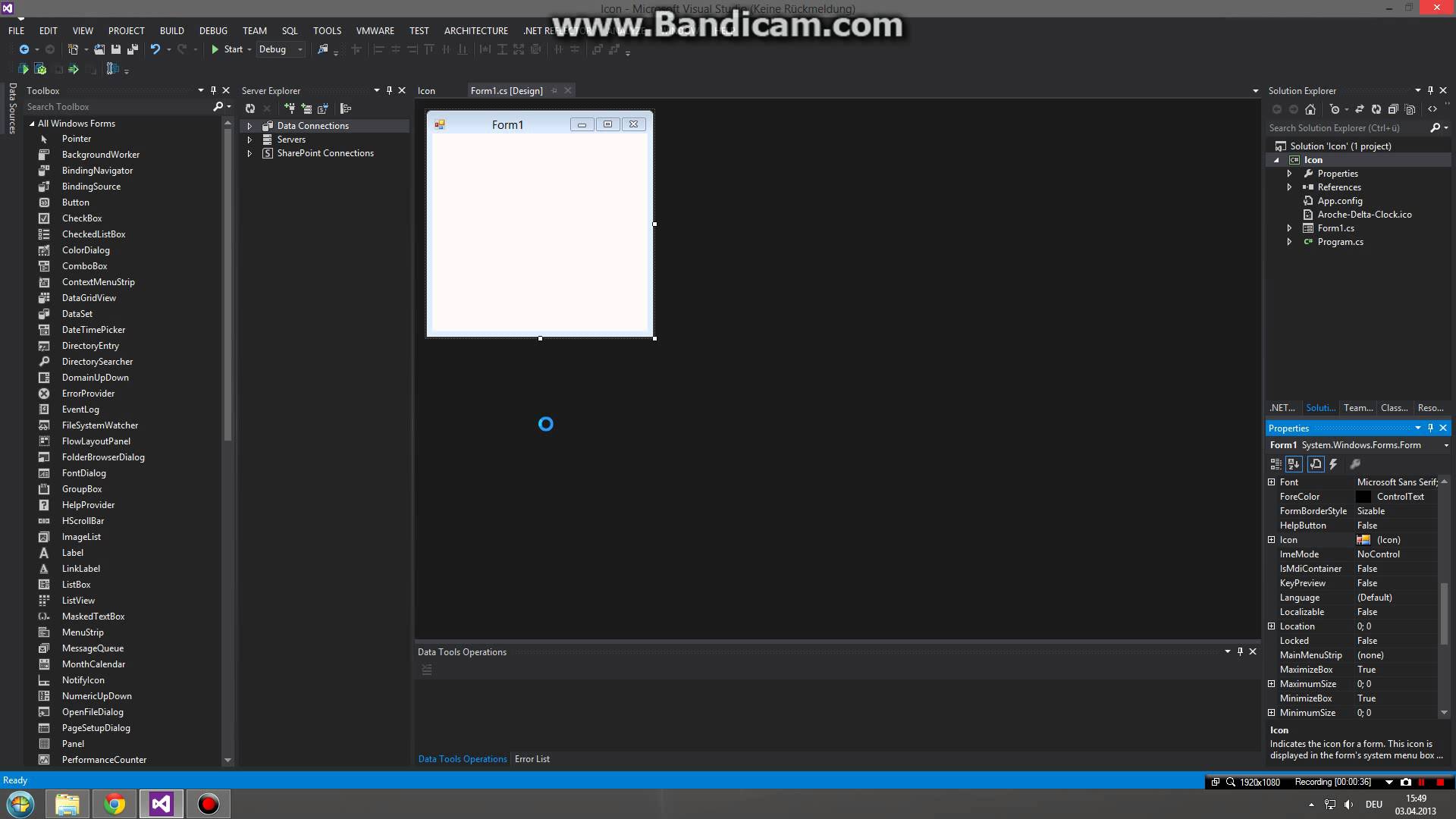 Visual Studio Windows Form Application C