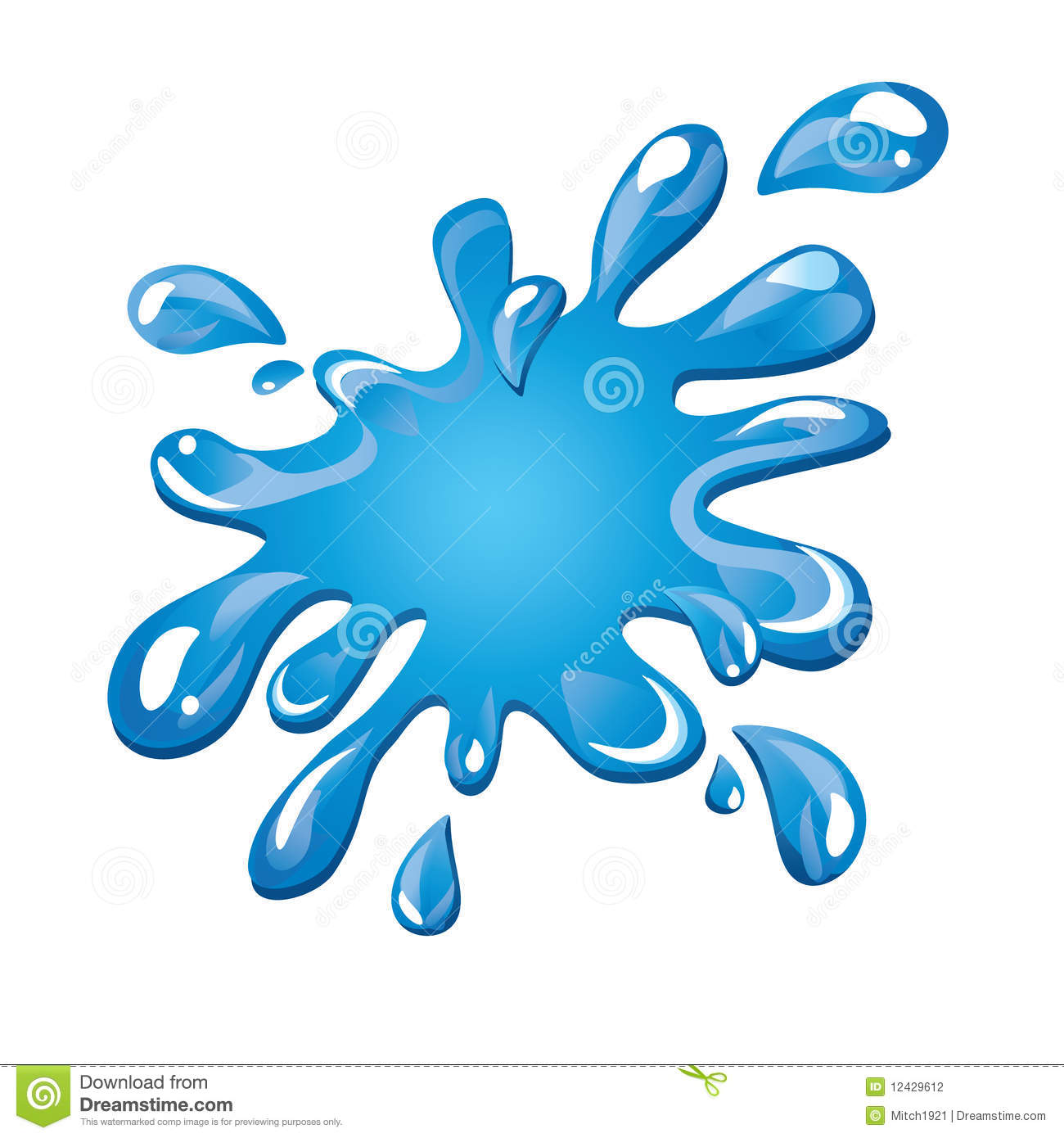 Water Splash Clip Art