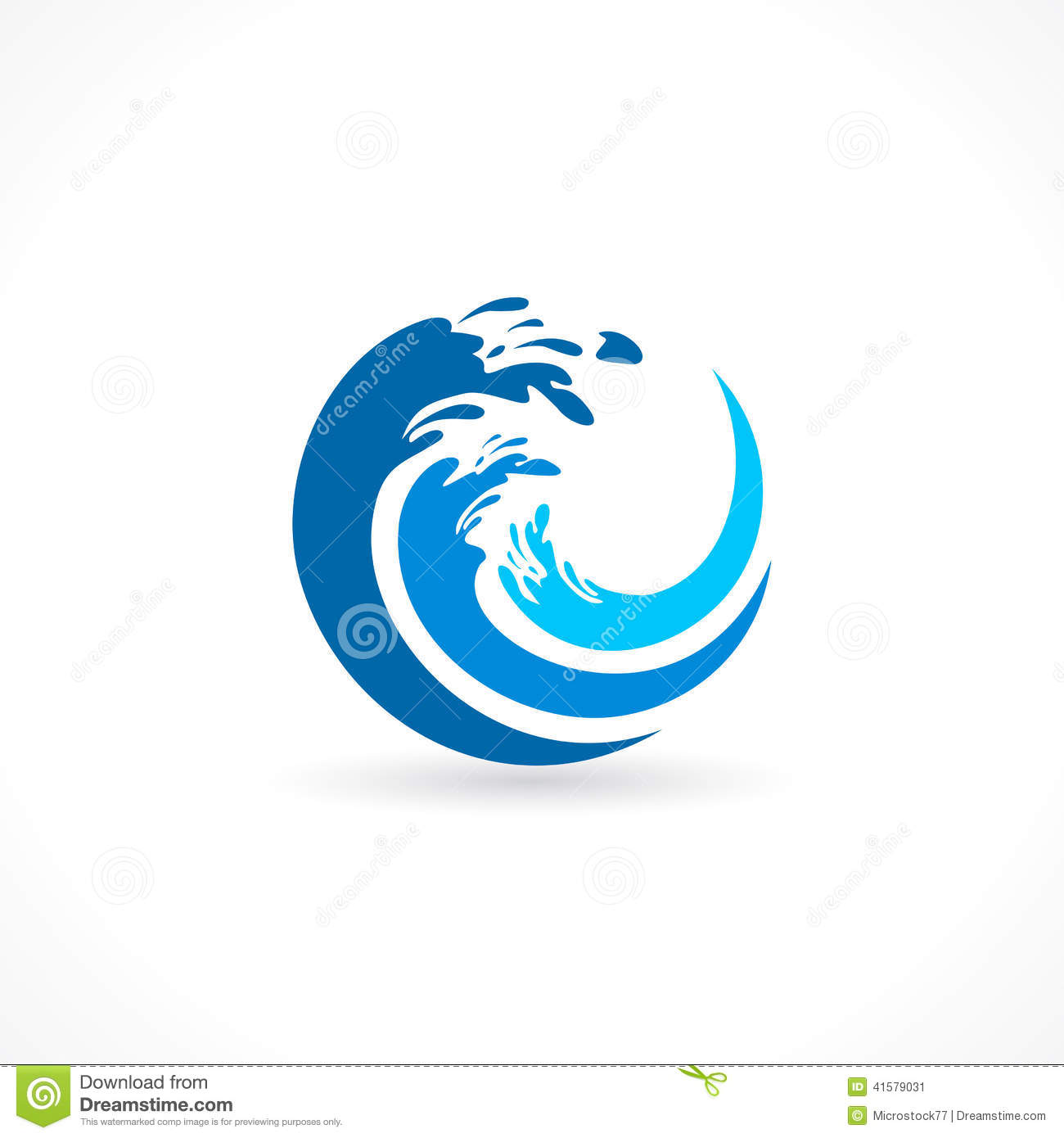 Water Wave Logo Design