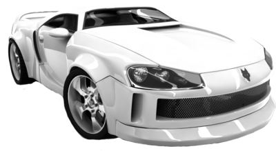 White Car PSD