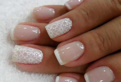 White French Tip Nail Designs