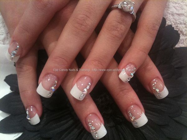 White Tip Nail Art