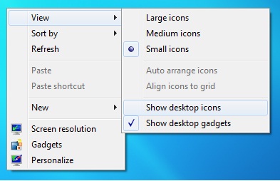 Windows 7 Missing Desktop Icons