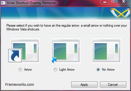 Windows 7 Shortcut Icon Blank
