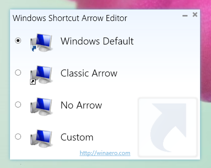 Windows Shortcut Arrow Icon