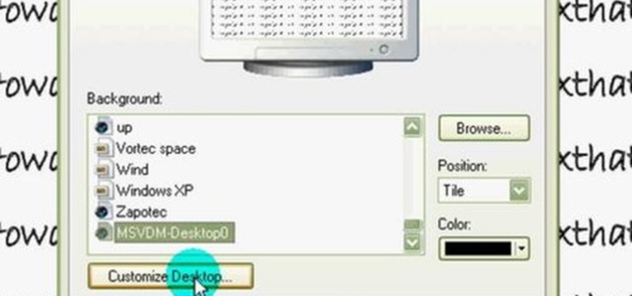 Windows XP Restore Desktop Icons