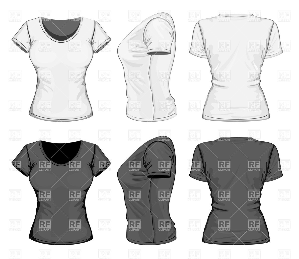 Women's T-Shirt Template