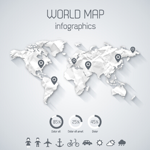 World Map Vector Graphic